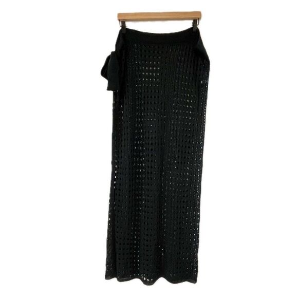 New Torrid Black Knit Sarong - Size Size M/L: 38" L x 62" W - Picture 6 of 7